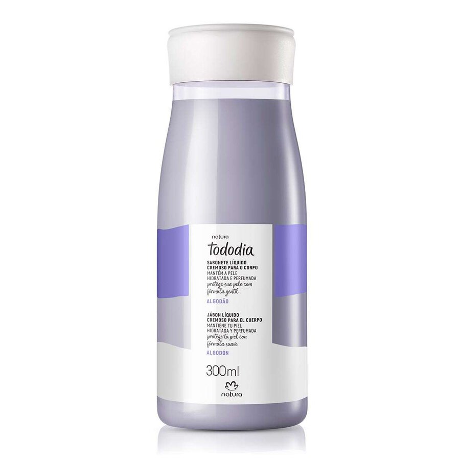 Jabón Líquido Cremoso para el Cuerpo Tododia Algodón 300 Ml