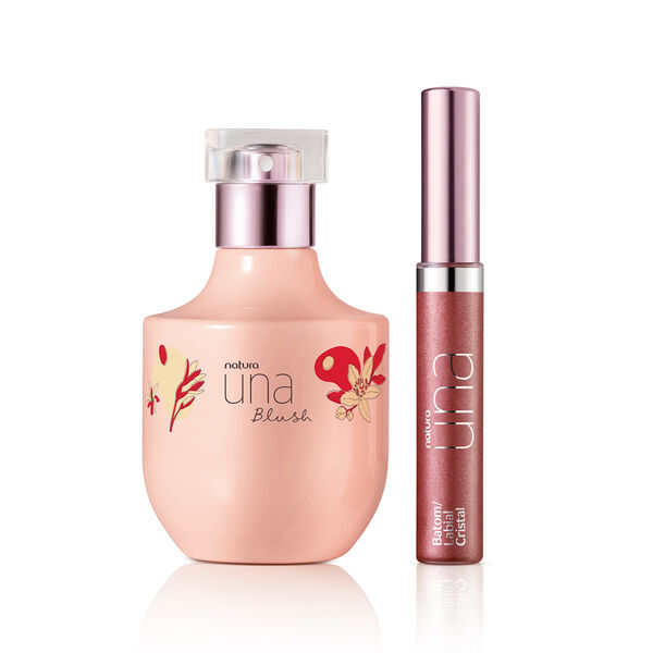 Kit Deo Parfum Una Blush e Batom