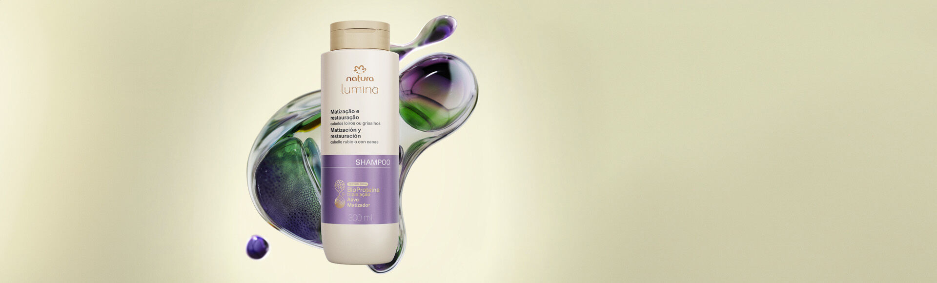 Shampoo Matizador para Matização e Restauração