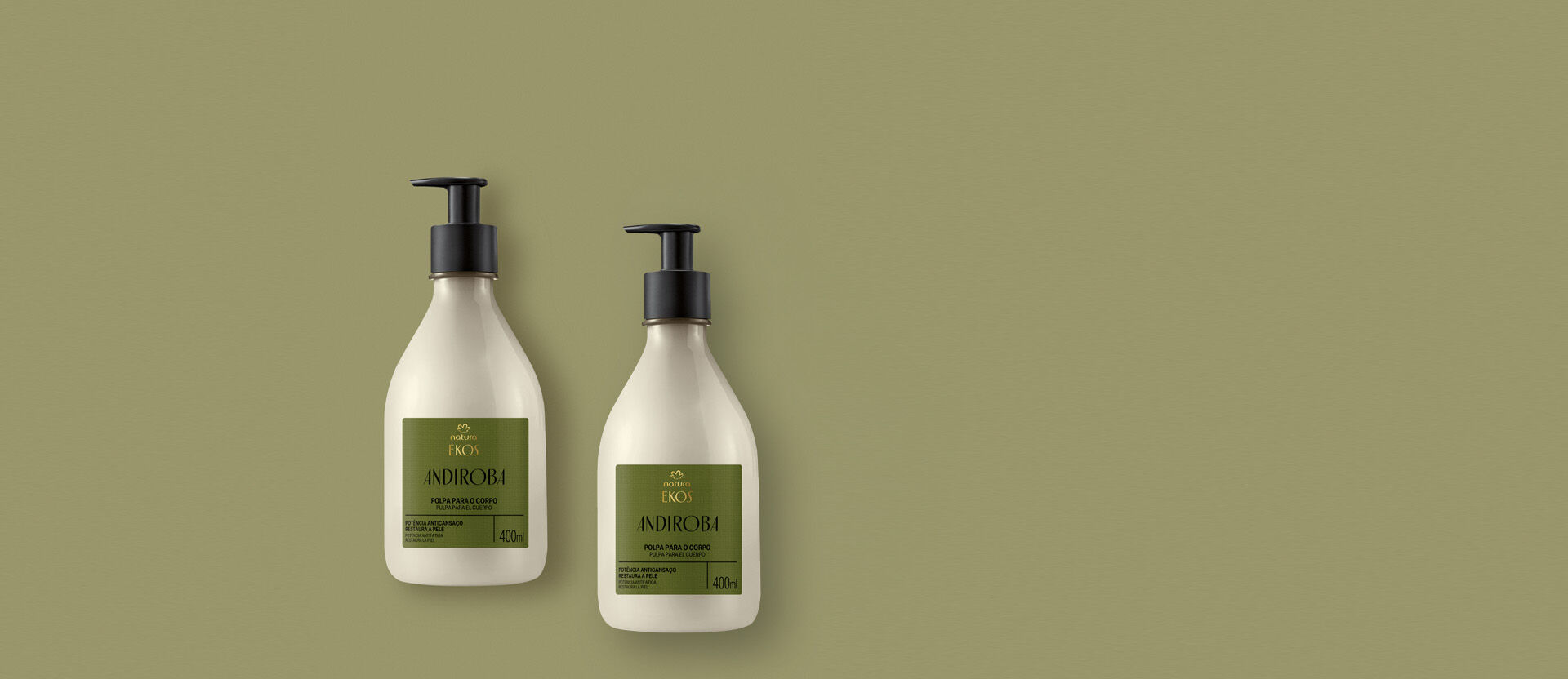 Combo Polpa Desodorante Ekos Andiroba (2 produtos)