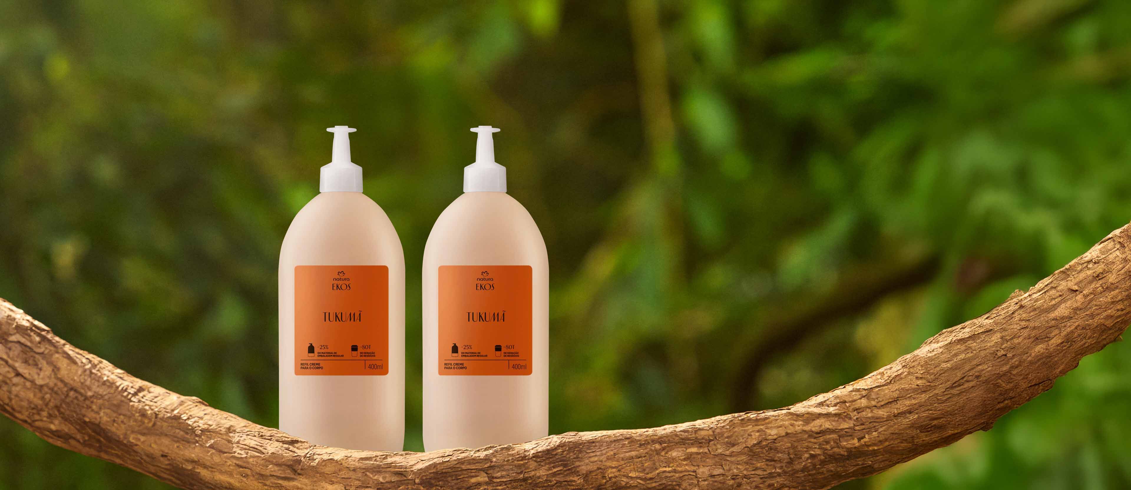 Kit Refil Creme Desodorante Hidratante Ekos Tukumã
