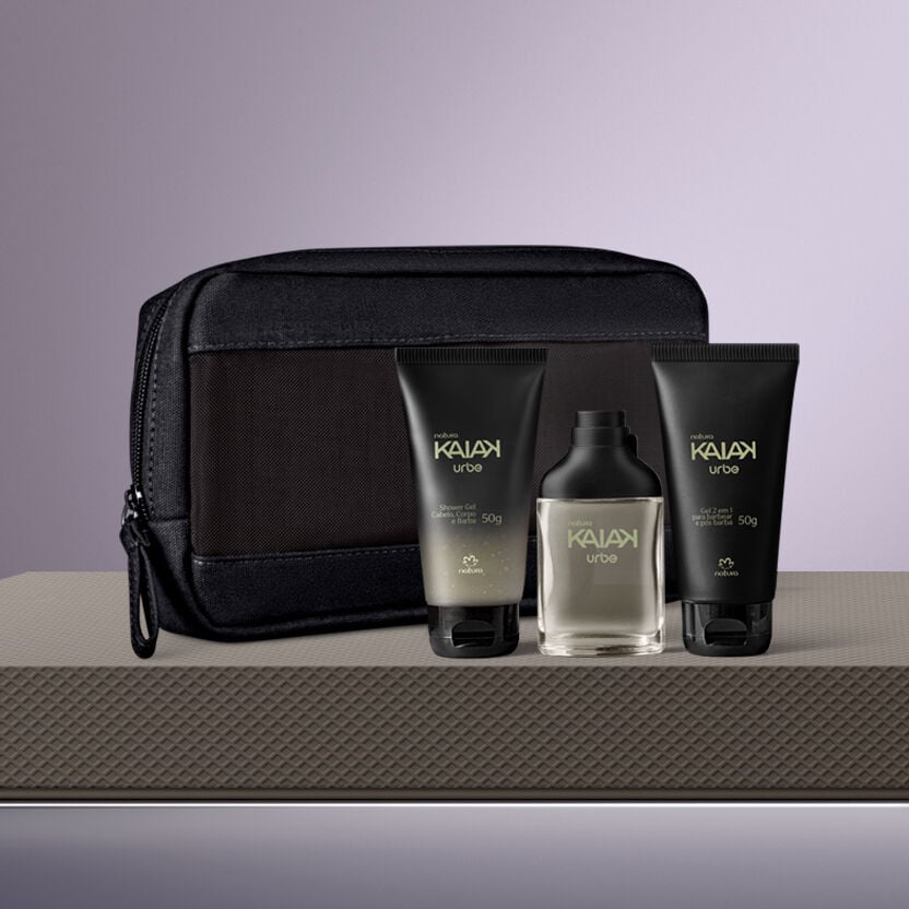 Presente Natura Kaiak Urbe Kit Viagem (4 produtos) Presente Natura Kaiak Urbe Kit Viagem (4 produtos)