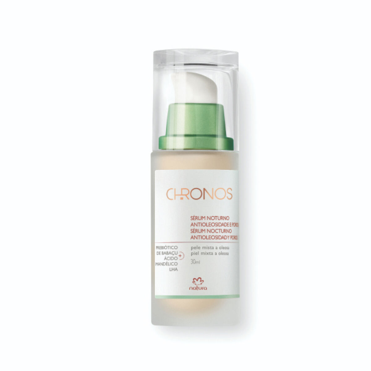 Sérum Noturno Antioleosidade e Poros Chronos 30 Ml