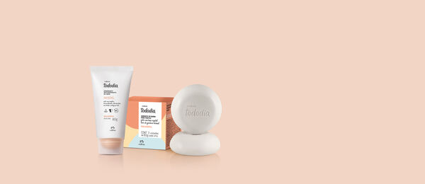 Kit Tododia Macadâmia Desodorante Antitranspirante em Creme e Sabonete