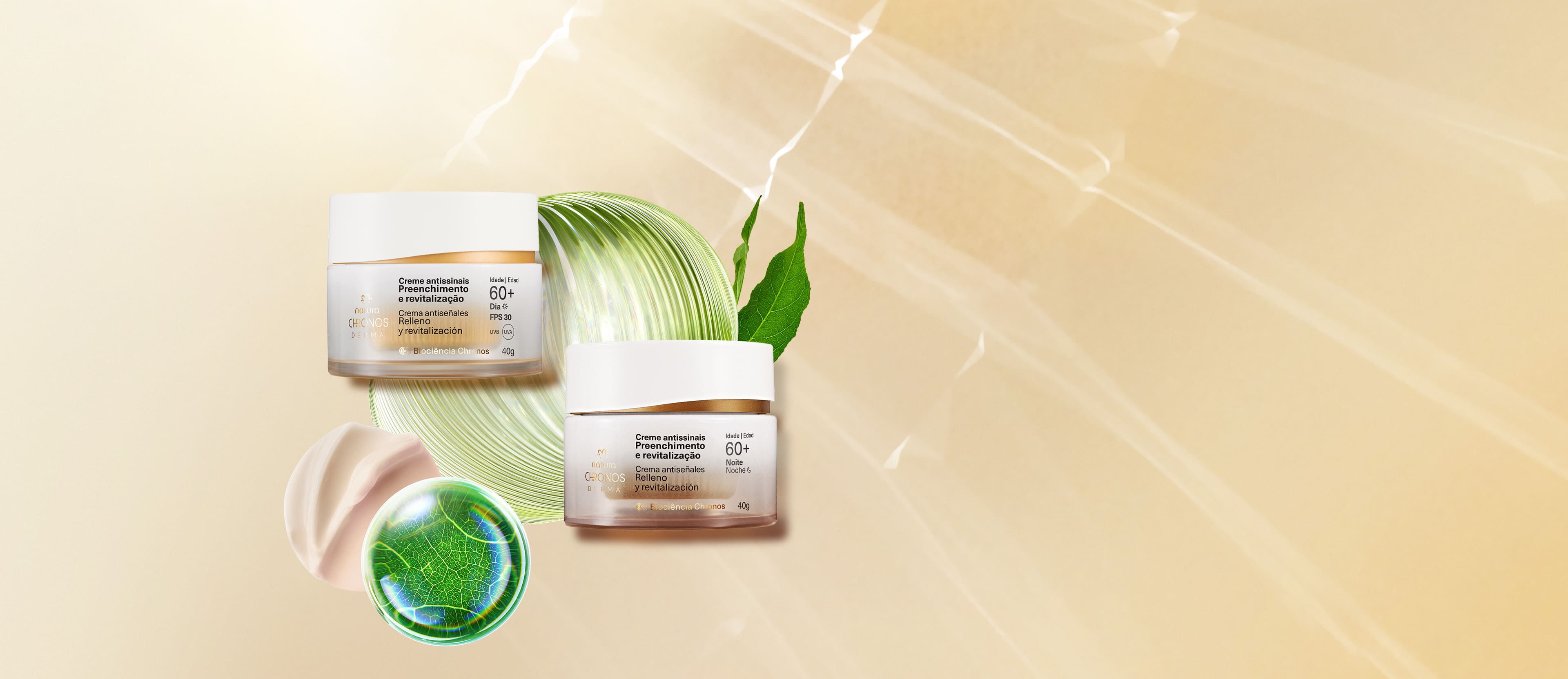 Kit Dupla Antissinais 60+ Chronos Derma ( 2 produtos)