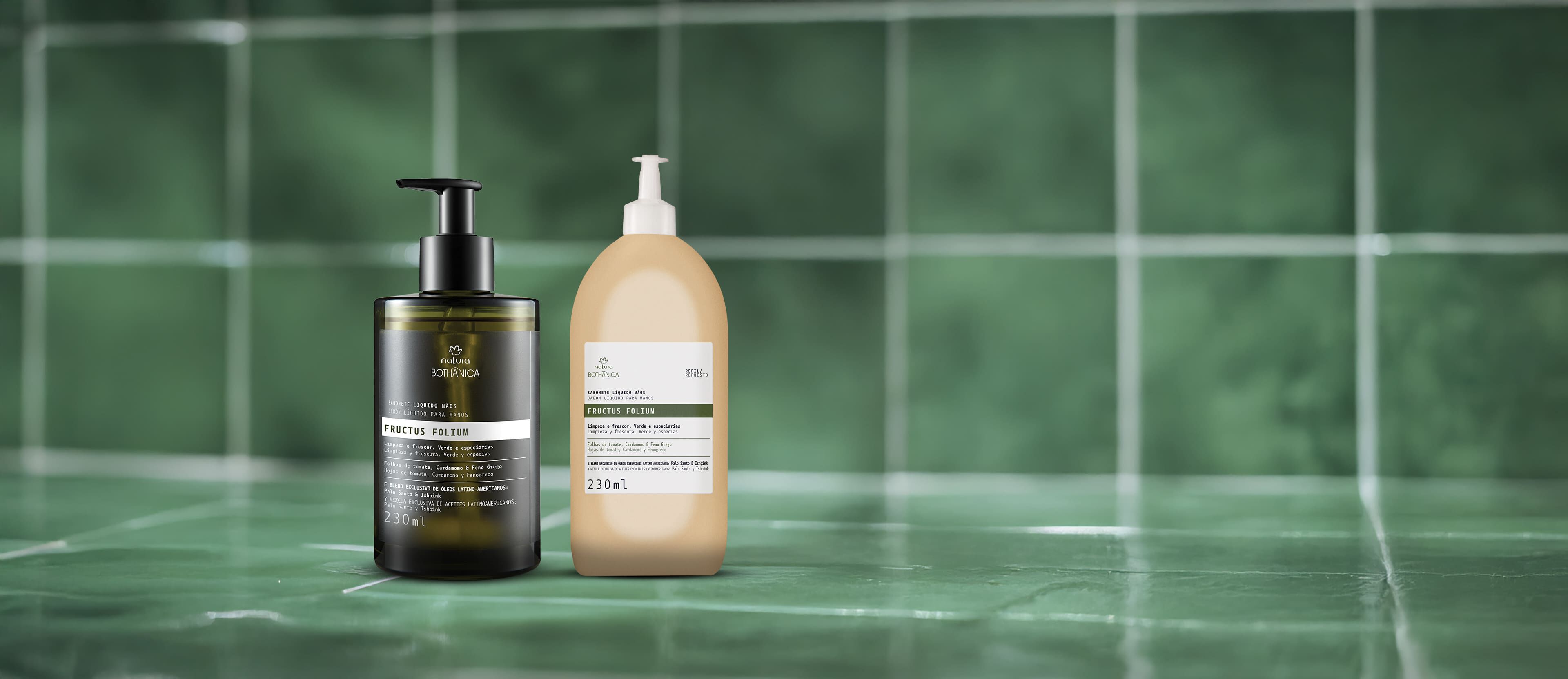 Kit Bothânica Sabonete Líquido Fructus Folium e Refil (2 produtos)