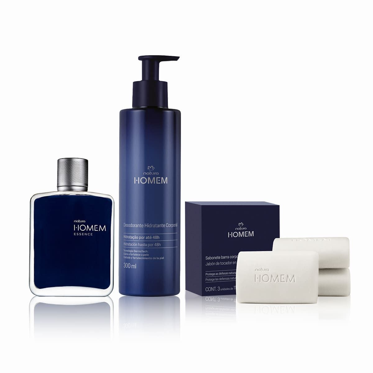 Kit Natura Homem Essence (3 produtos) em promoção! Veja a oferta e mais achadinhos de Linhas, Kits & Presentes Hoje é o melhor dia para comprar Kit Natura Homem Essence (3 produtos) com aquele preço maroto! Promoção! Aproveite a oferta!