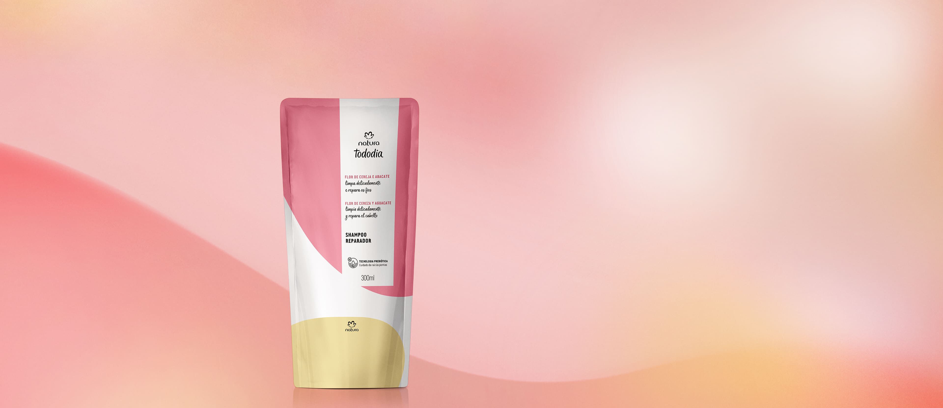 Refil Shampoo Reparador Tododia Flor de Cereja e Abacate