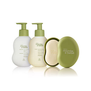 Kit Banho com Cheirinho de Amor Mamãe e Bebê (3 produtos)
  