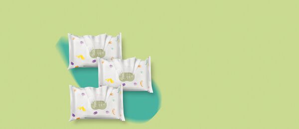 Kit Lenços Umedecidos com Fragrância Mamãe e Bebê (3 unidades)