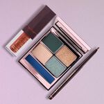 Kit PRO Palette, Lápis Labial e Gloss Marrom Natura UNA