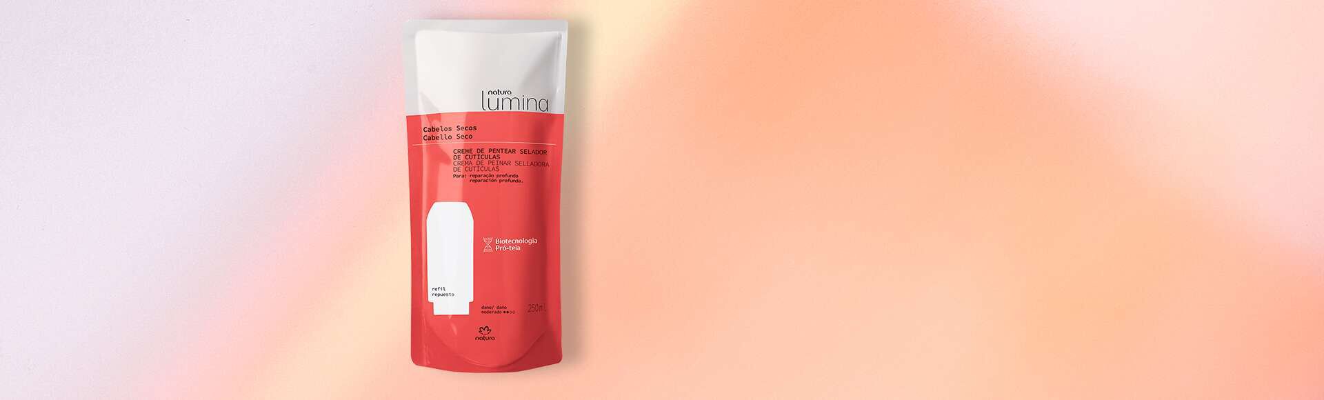 Refil Creme de Pentear Selador de Cutículas Cabelos Secos