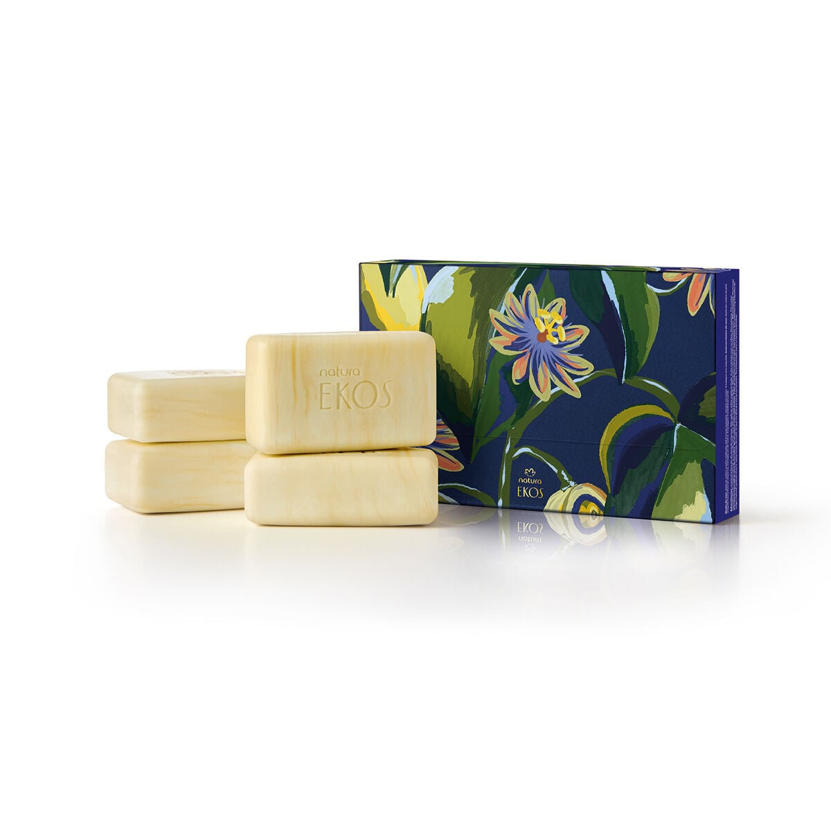 Sabonete em Barra Cremoso Ekos Maracuja Natureza dos Sonhos 4 un de 100 G