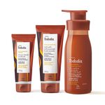 Kit Tododia Jambo Rosa e Flor de Caju com Esfoliante, Hidratante e Iluminador Corporal (3 produtos)