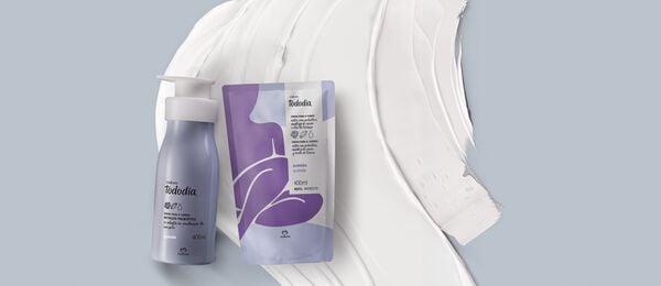 Kit Creme Desodorante Nutritivo para o Corpo Tododia Algodão com Refil