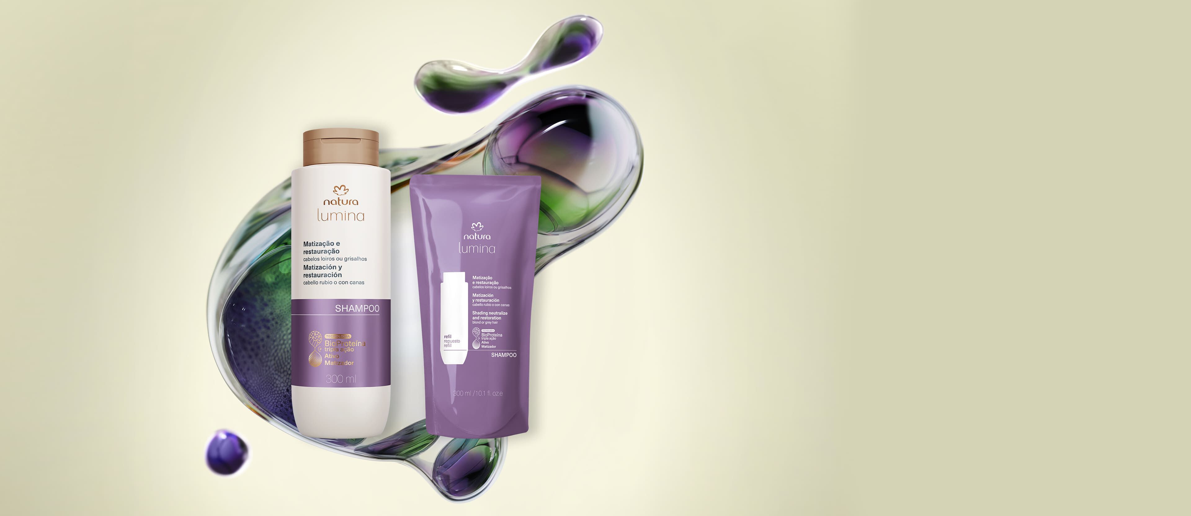 Kit Lumina Matização Shampoo e Refil (2 produtos)