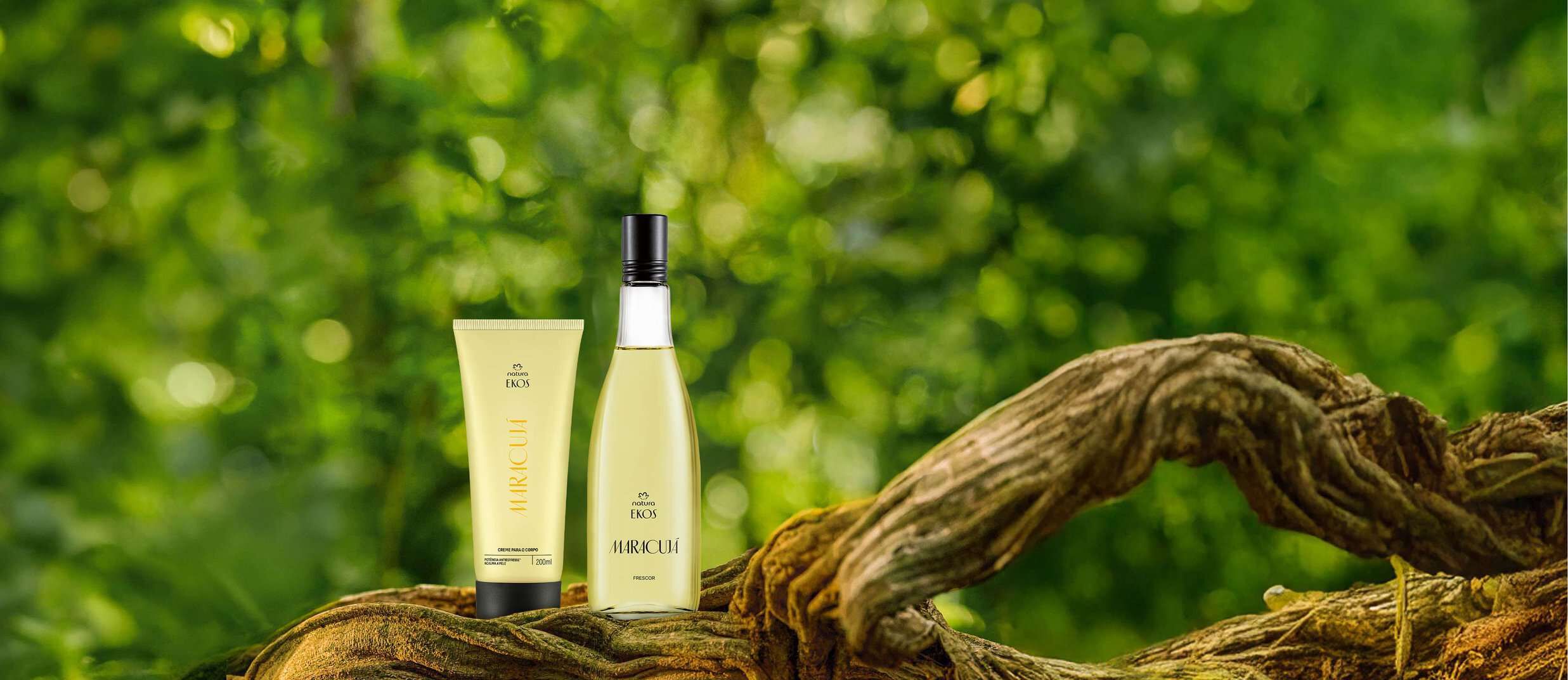 Kit Ekos Maracujá Creme para o Corpo e Frescor