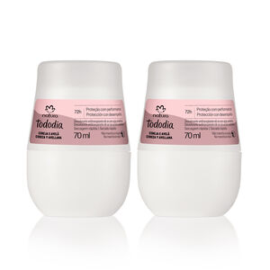Kit Desodorante Antitranspirante Roll-On Tododia Cereja e Avelã (2 unidades)
  