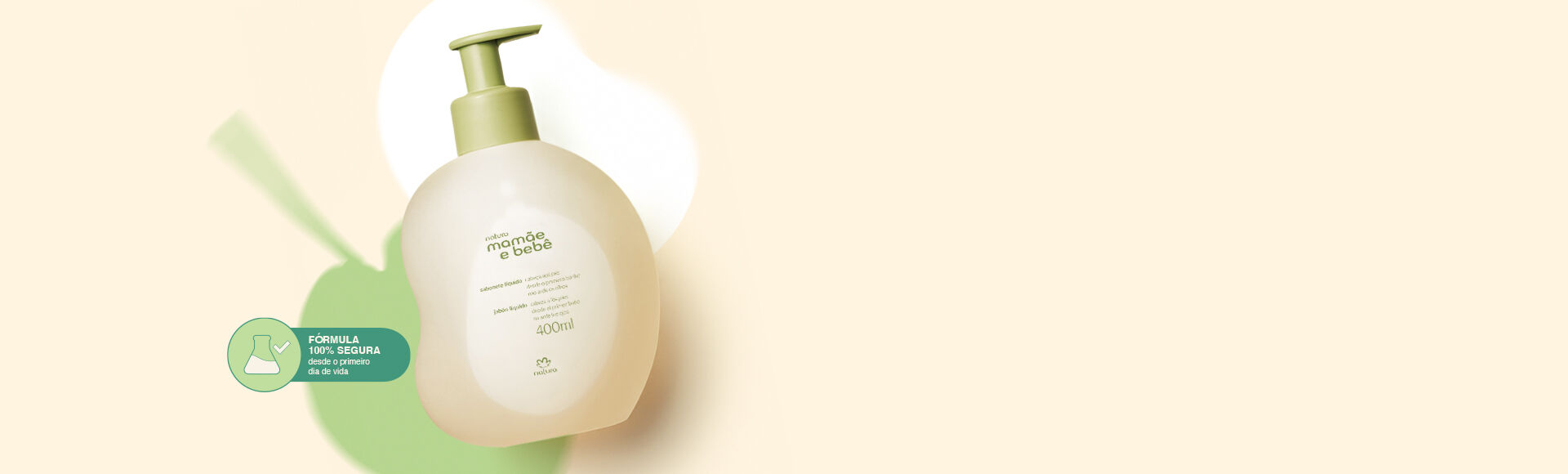 Sabonete Líquido da Cabeça aos Pés Mamãe e Bebê