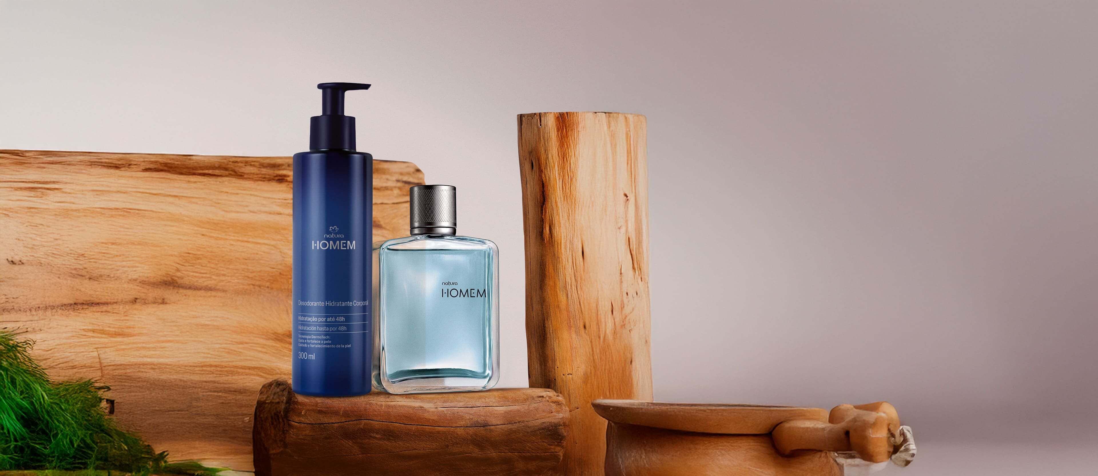 Kit Natura Homem e Hidratante Corporal (2 produtos)