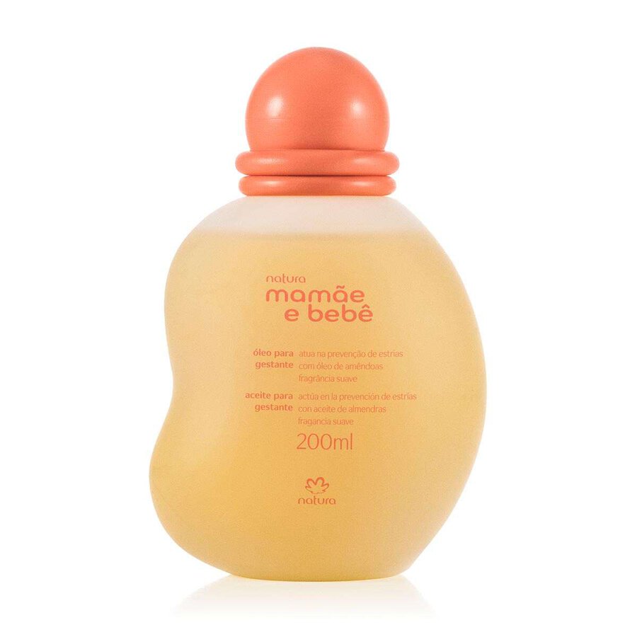 Aceite para Gestante con Guias De Massagem Mamá y Bebé 200 Ml