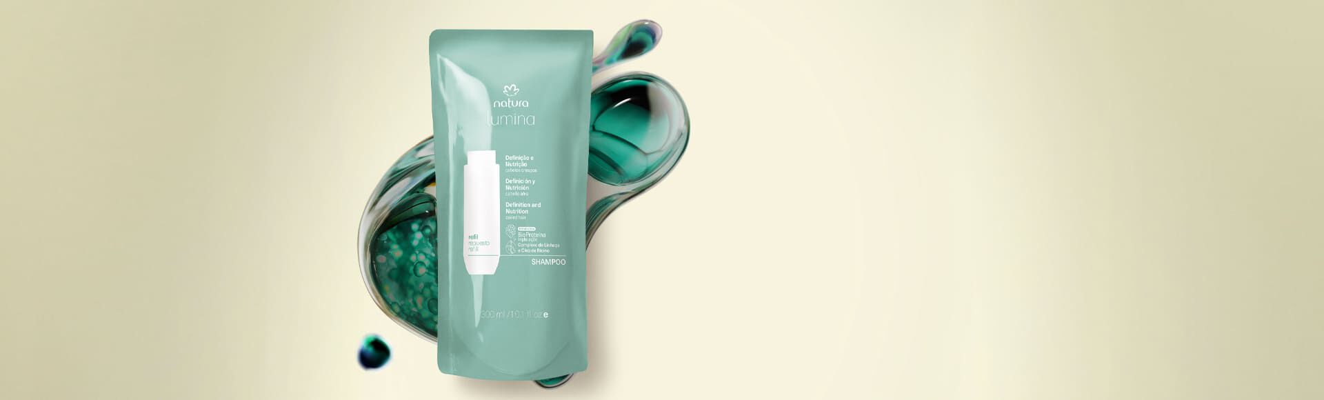 Refil Shampoo Hidratante para Definição e Nutrição de Cabelos Crespos