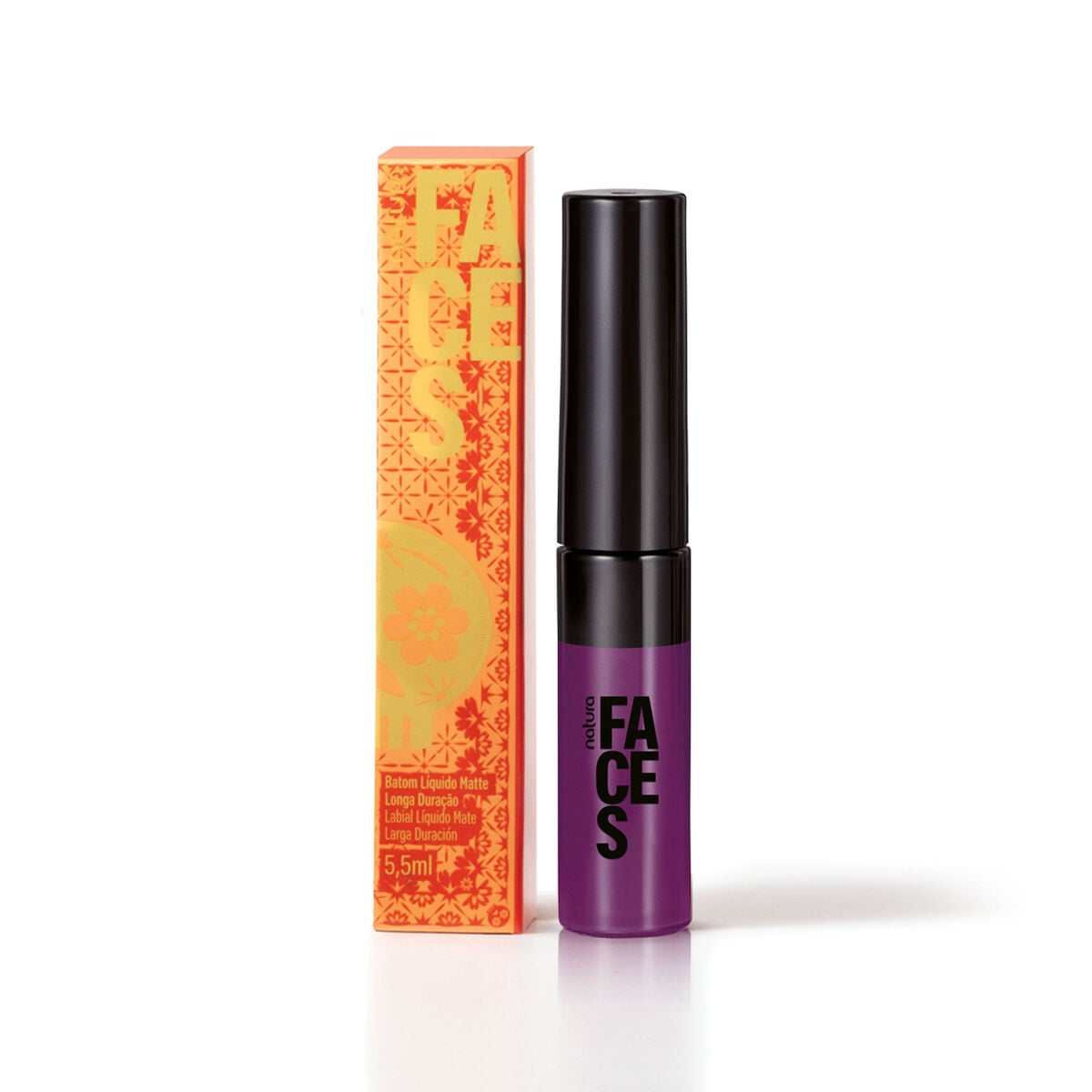 Batom Matte Longa Duracao Faces 5,5 Ml