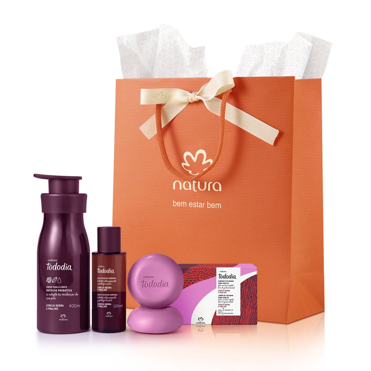 Presente Dia dos Namorados Natura Tododia Cereja Negra e Praliné