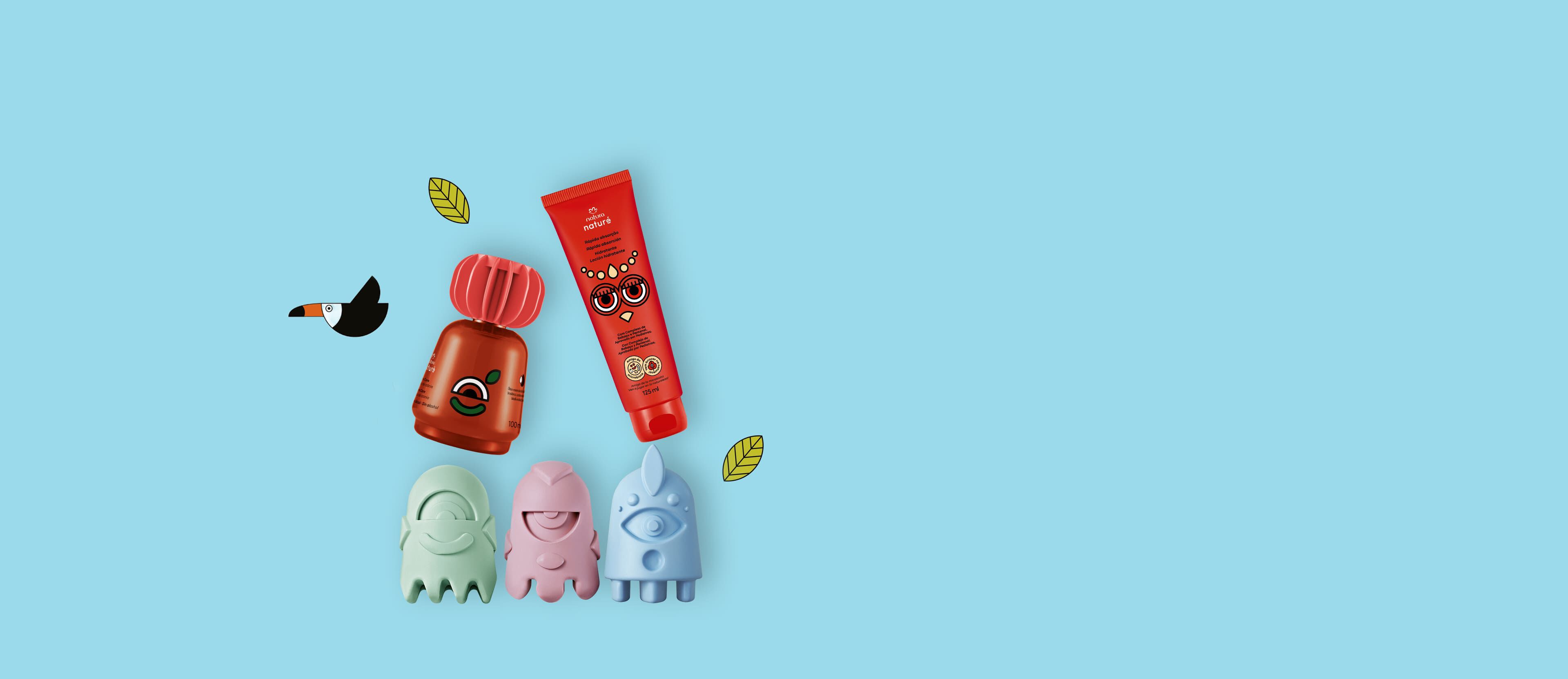 Kit Naturé Colônia Corre Corre, Sabonete em Barra e Hidratante (3 produtos)