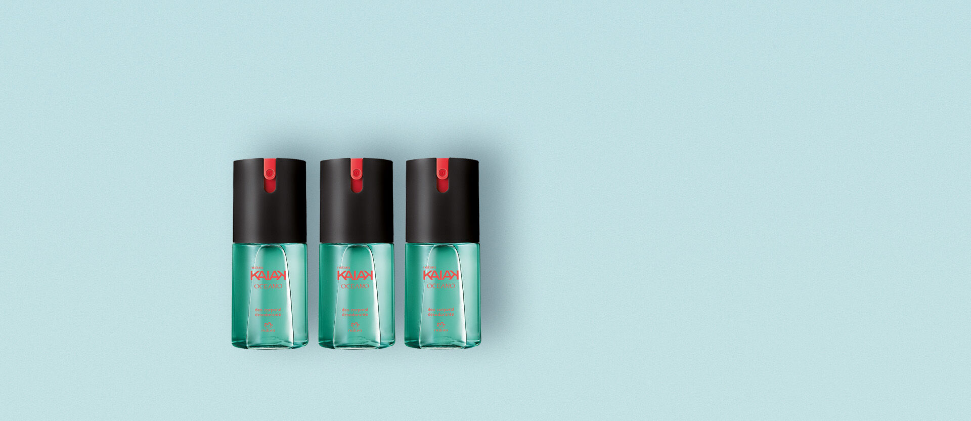 Kit Kaiak Desodorante Corporal Feminino Oceano (3 produtos)