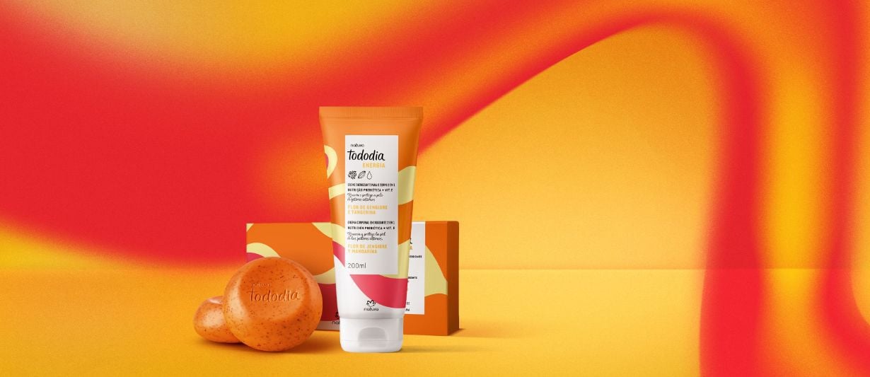 Kit Tododia Energia Flor de Gengibre e Tangerina (2 produtos)