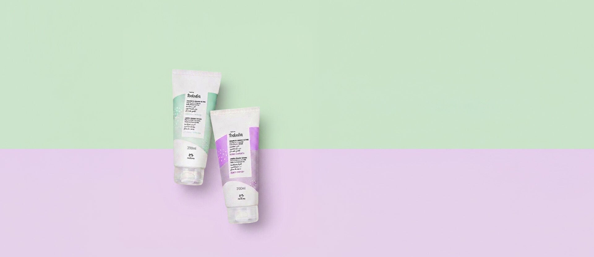 Kit Sabonete Líquido Íntimo Tododia Suave Conforto e Delicado Frescor (2 produtos)
