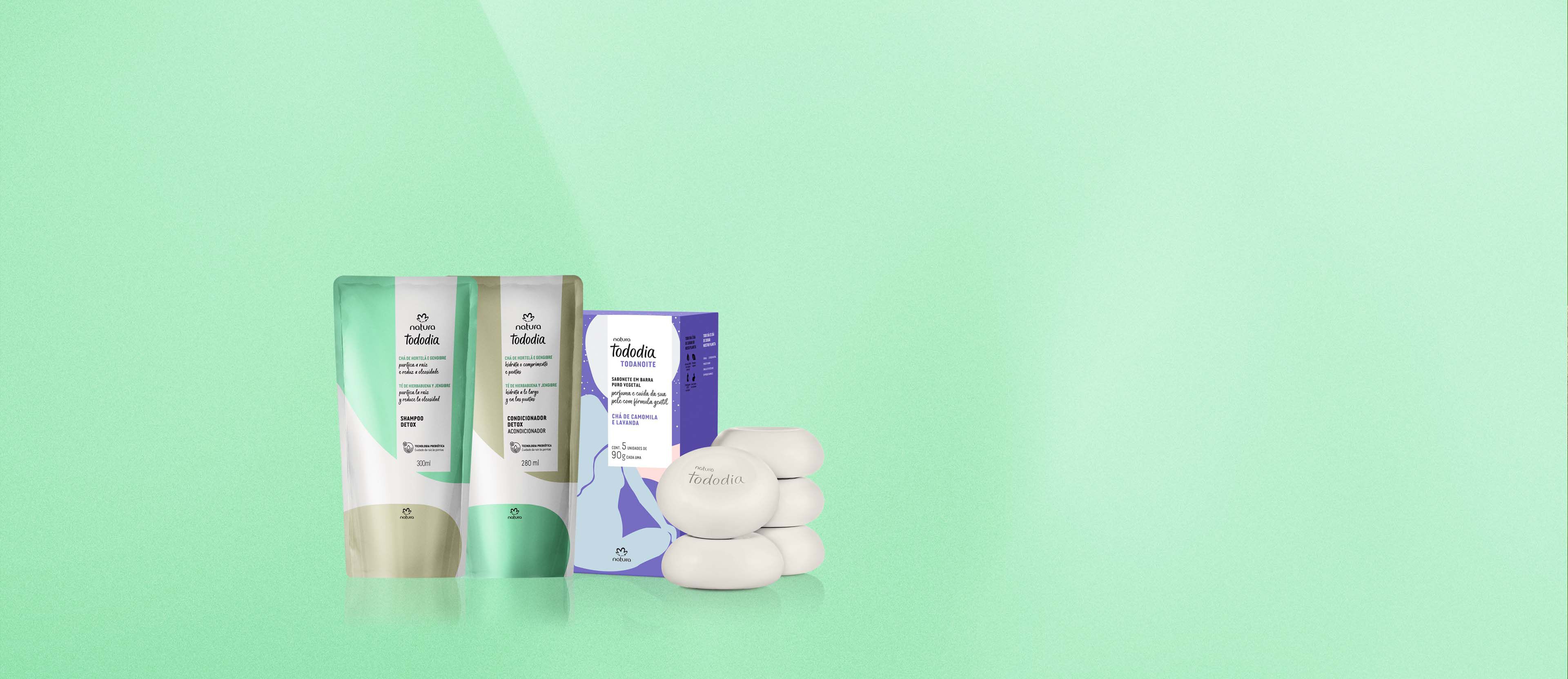 Kit Detox e Sabonete Natura Tododia