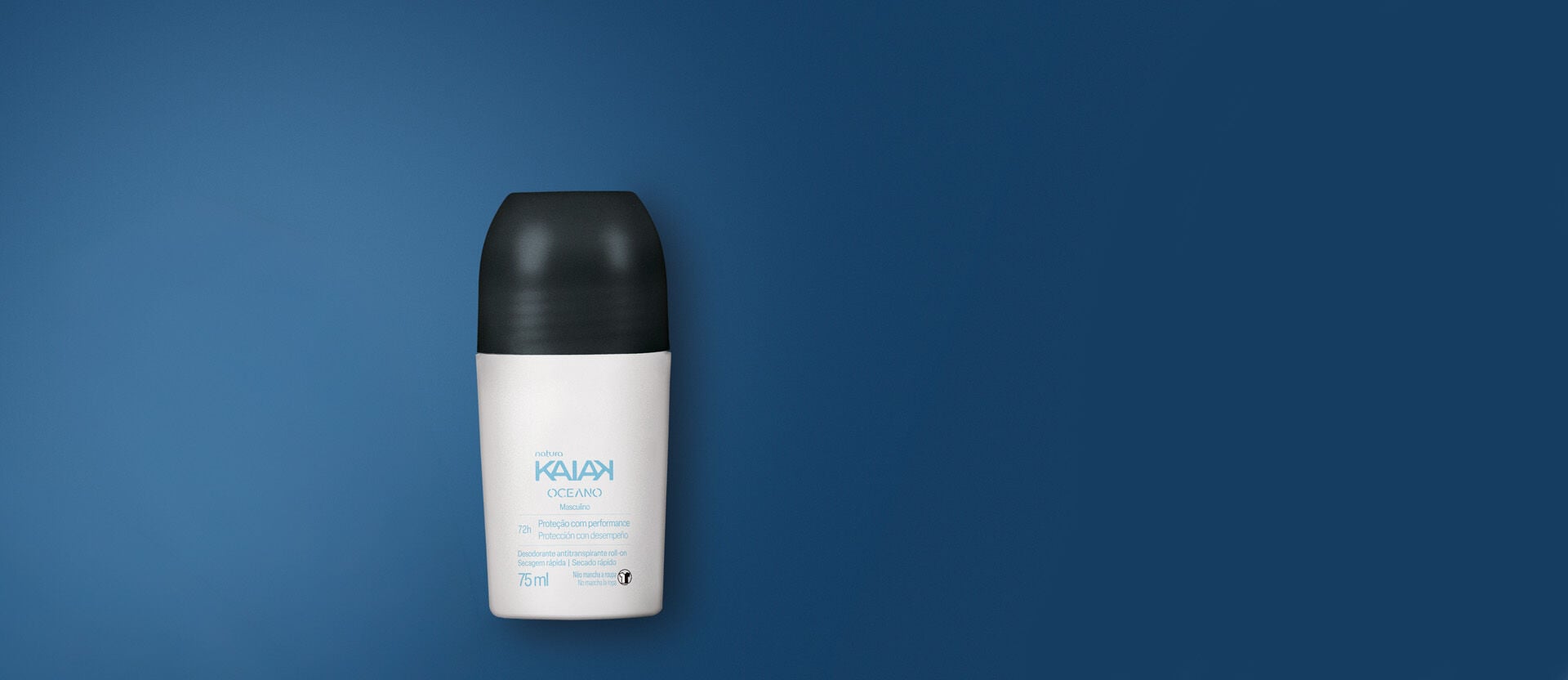 Desodorante Antitranspirante Roll-on Kaiak Oceano Masculino