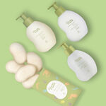 Kit Mamãe e Bebê Shampoo, Condicionador, Sabonete em Barra e Hidratante (4 produtos)