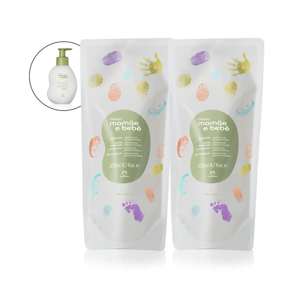 Kit Refis Hidratante Mamãe e Bebê