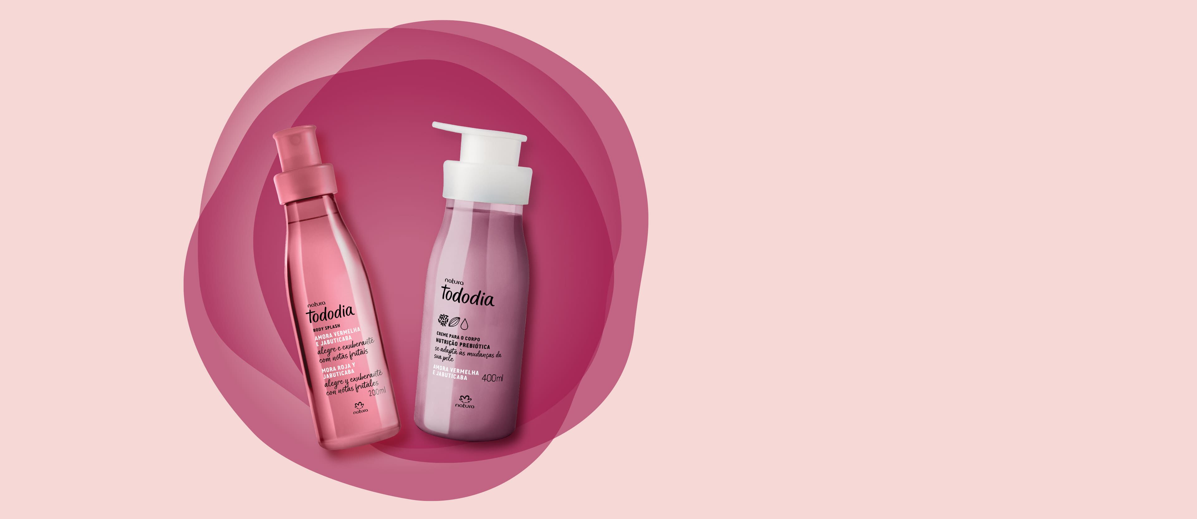 Kit Tododia Amora Vermelha e Jabuticaba com Hidratante e Body Splash (2 produtos)