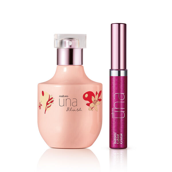 Kit Deo Parfum Una Blush e Batom