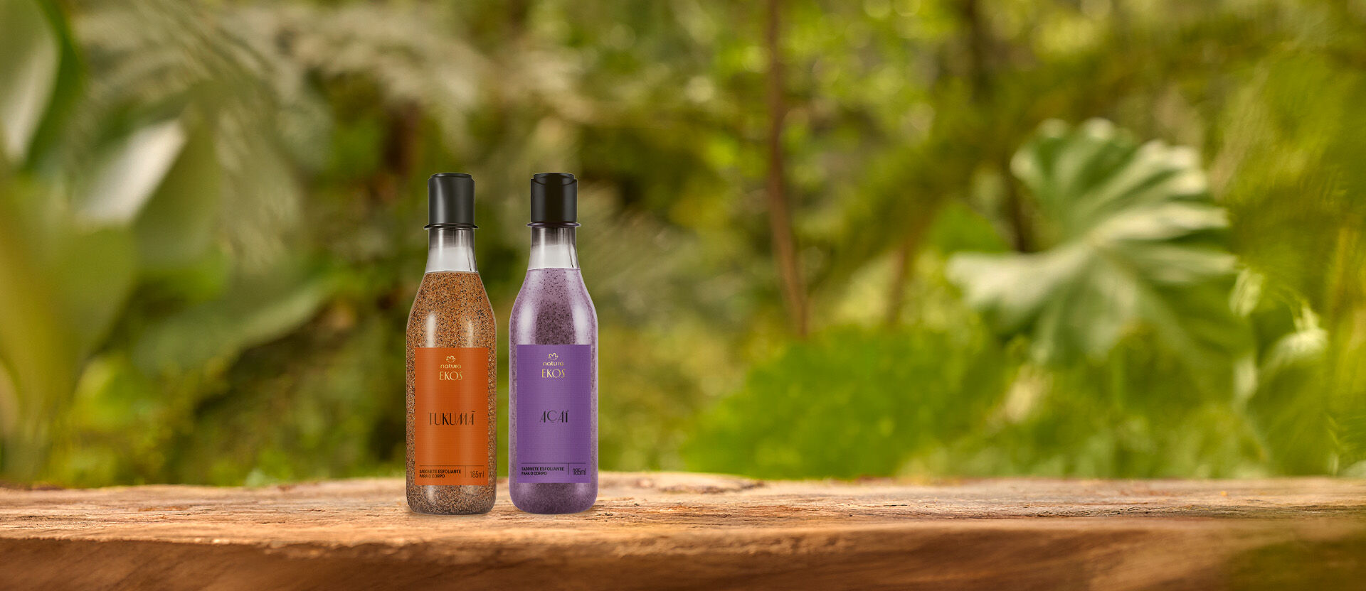 Kit Sabonete Líquido Esfoliante Ekos Tukumã e Açaí (2 produtos)