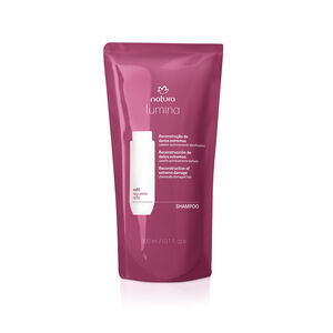 Refil Shampoo Reestruturante para Cabelos Quimicamente Danificados Lumina