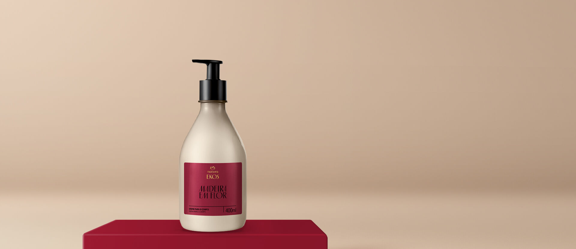 Creme Desodorante Hidratante para o Corpo Ekos Madeira em Flor