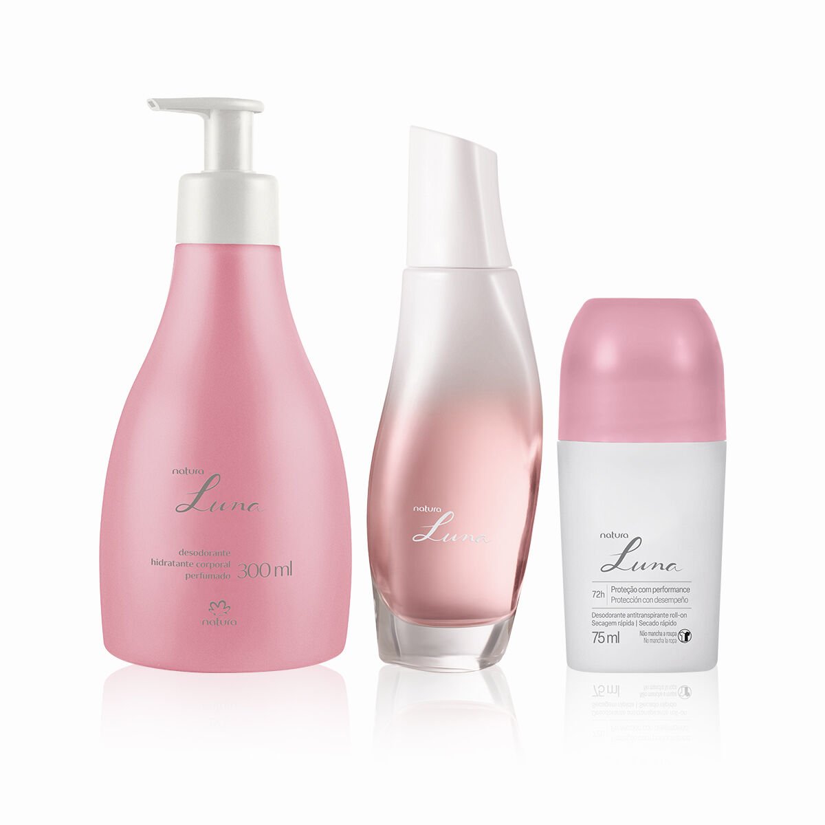 Kit Luna Classico com Hidratante e Desodorante Roll-on (3 produtos)