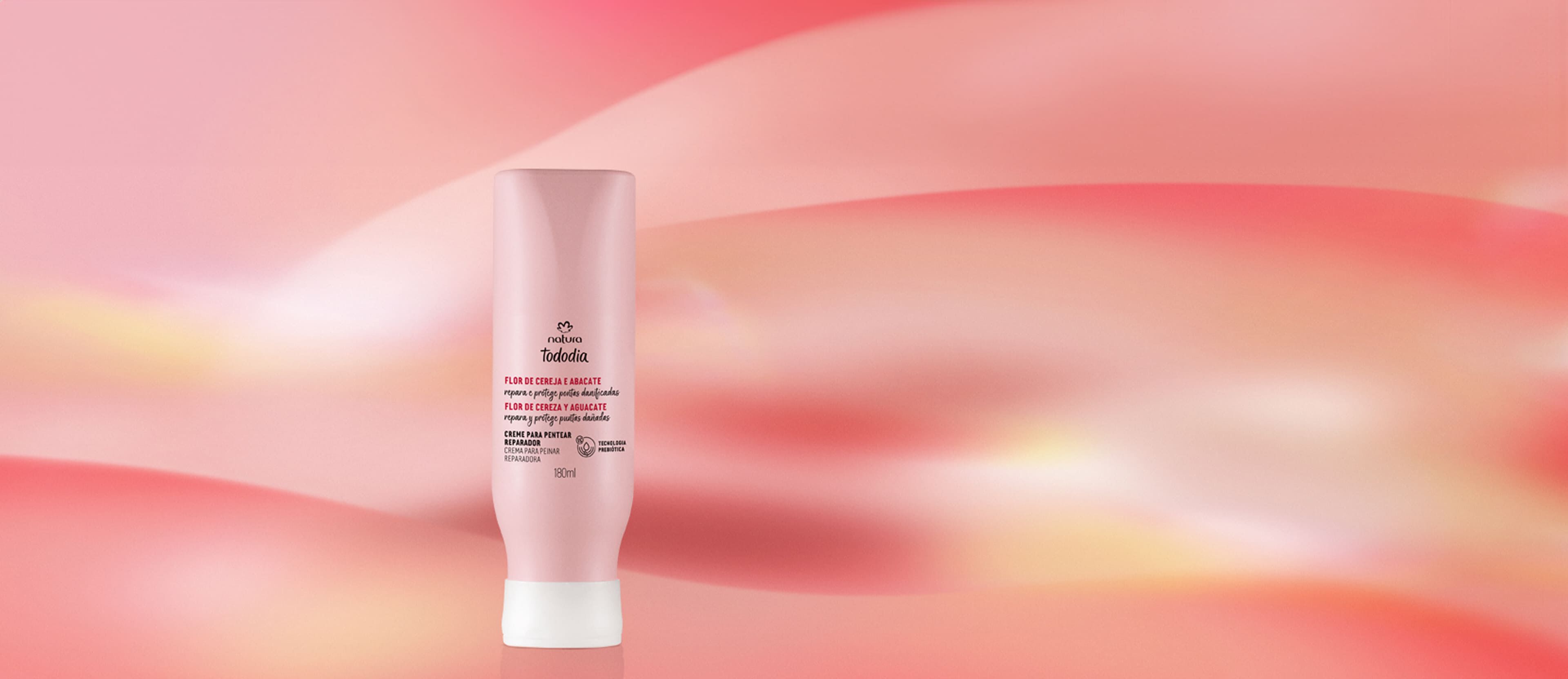 Creme para Pentear Reparador Tododia Flor de Cereja e Abacate 180 ml