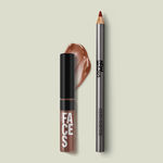 Kit Faces Lip Combo Gloss Brown Star e Lápis Marrom