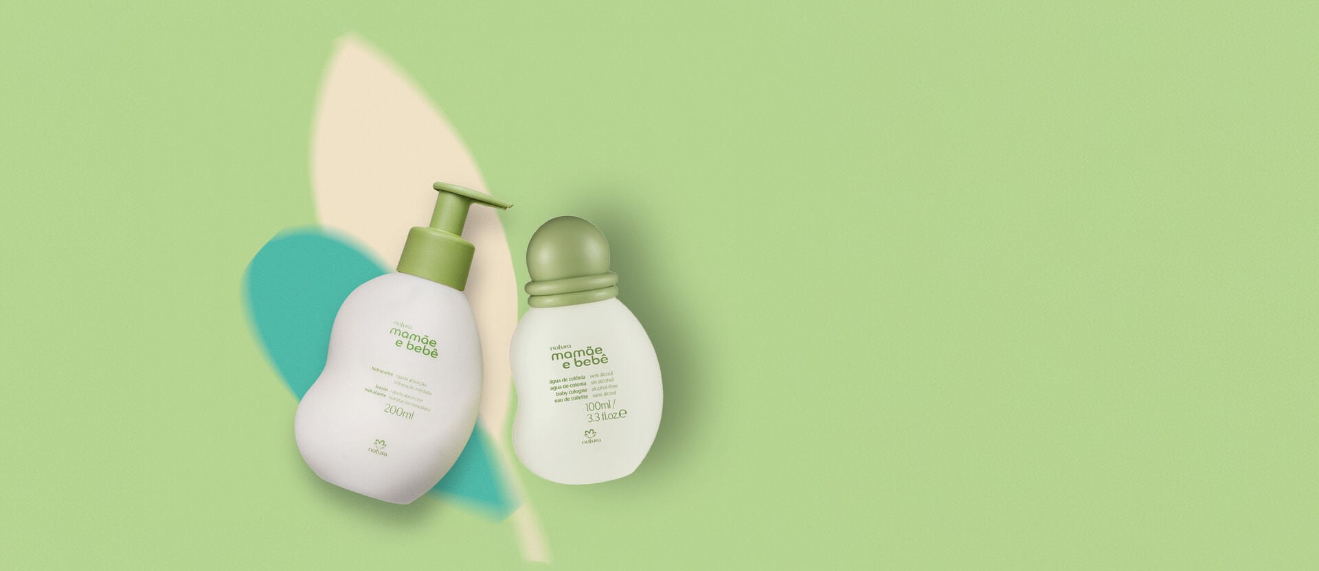 Kit Mamãe e Bebê Loção Hidratante e Água de Colônia (2 produtos)