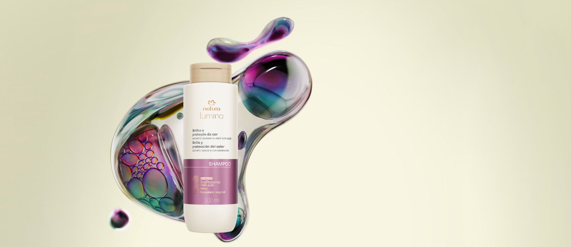 Shampoo Revitalizante Brilho e Proteção da Cor