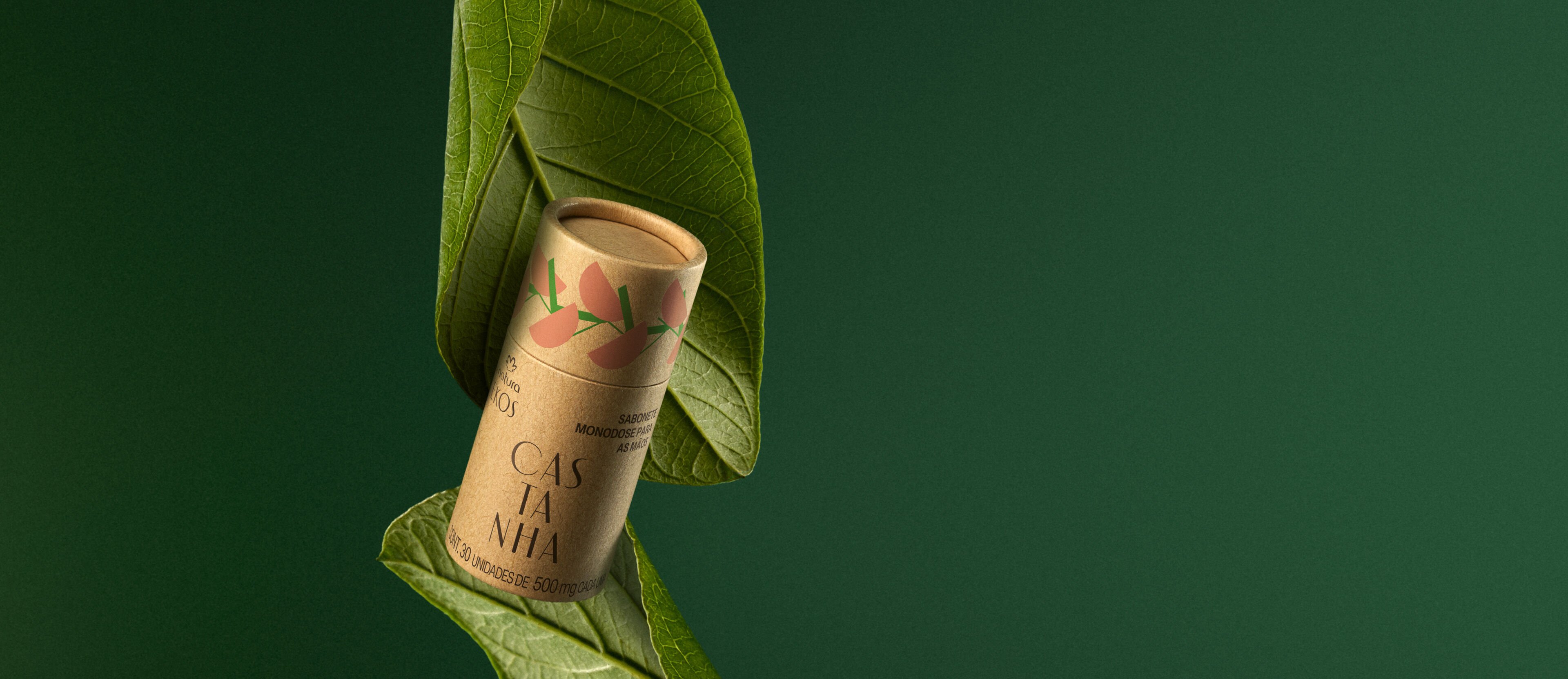 Sabonete Monodose para as Mãos Ekos Castanha