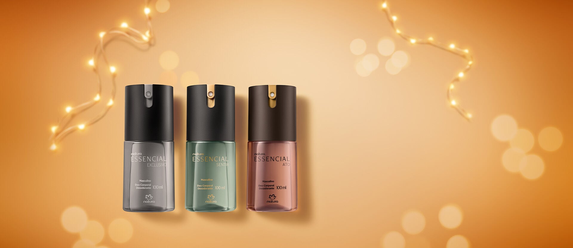 Presente Natura Essencial Trio de Deos Masculinos (4 produtos)