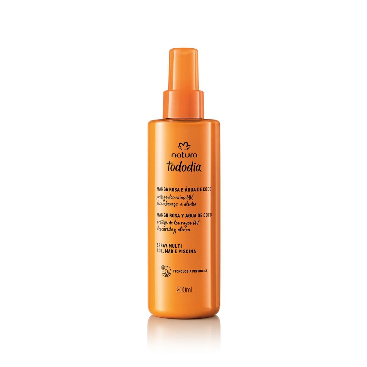 Spray Multi Sol, Mar e Piscina Tododia Manga Rosa e Água de Coco 200 Ml