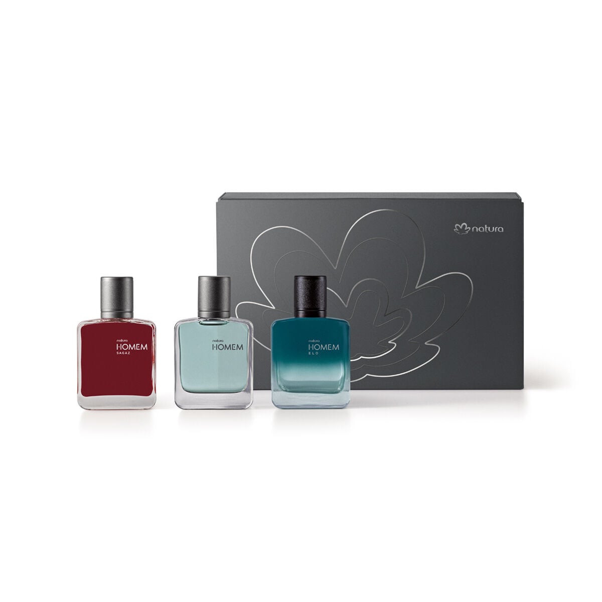 Coleção Especial Miniaturas de Natura Homem 3 un de 25 ml